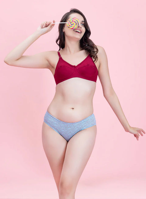 Perfect fit comfort non padded bra